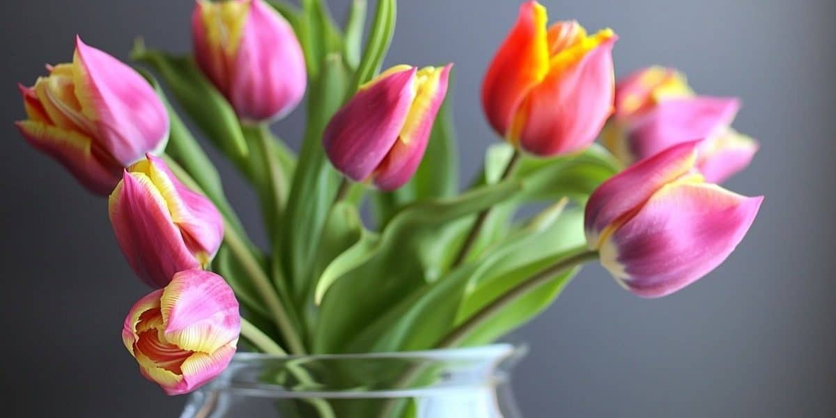 Ce que mon fleuriste m’a dit pour garder les tulipes droites dans le vase