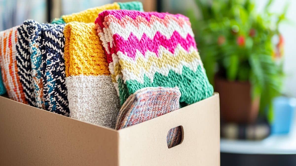 Pourquoi je conserve toujours les vieux torchons dans une boîte à part